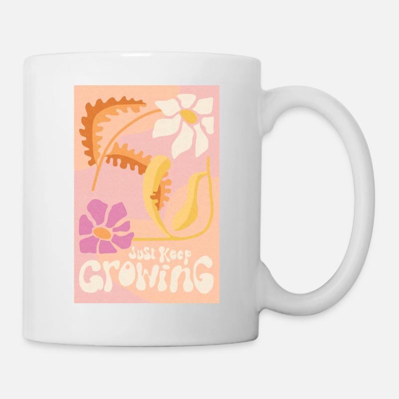Just keep growing - Mug - white