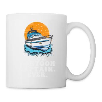 Best Pontoon Captain Ever Motorboating Quote Boat - Mug - white - Right