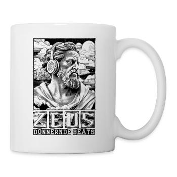 Zeus’ dröhnende Beats - Epische Klanggewalt - Tasse - Weiß - Rechts
