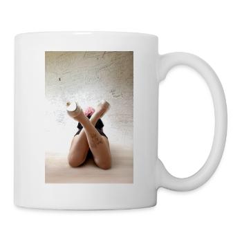 Trau dich - Tasse - Weiß - Rechts