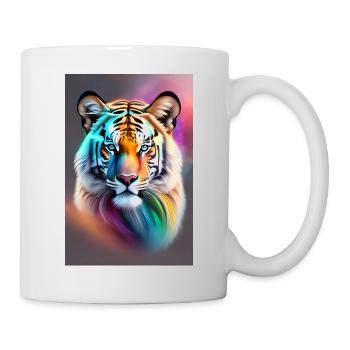 tete de tigre - Mug blanc - blanc - Droite