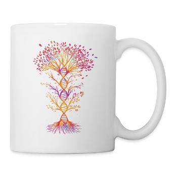 DNA Tree Colorful - Mug - white - Right
