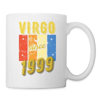 Vierge 1999 Cadeau d’anniversaire du zodiaque - Mug blanc - blanc - Droite