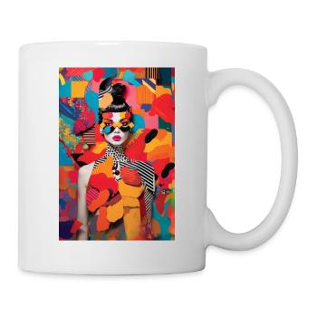 Trending Cool Women Pop Art - Mug - white - Right