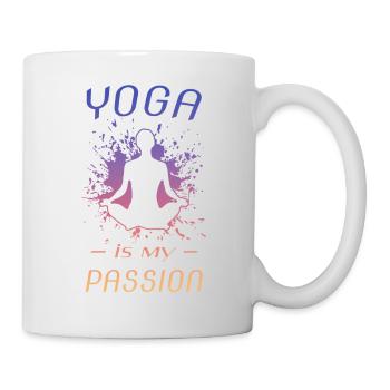Yoga - Tasse - Weiß - Rechts