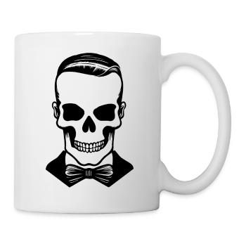 Skeleton Costume Bones Halloween Horror - Mug - white - Right