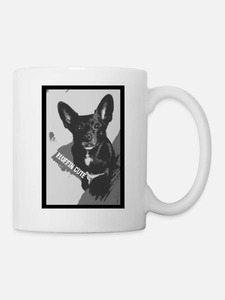Fluffin mignon - Mug blanc - blanc
