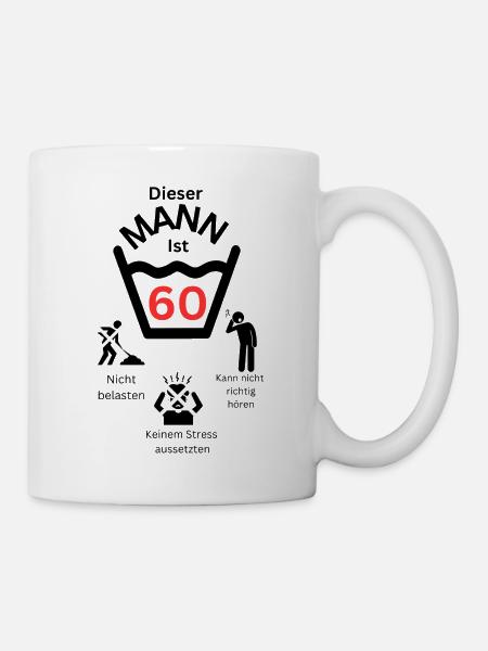 60.Jahre Geburtstag - Tasse - Weiß