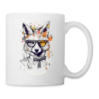 Der Fuchs - Tasse - Weiß - Rechts