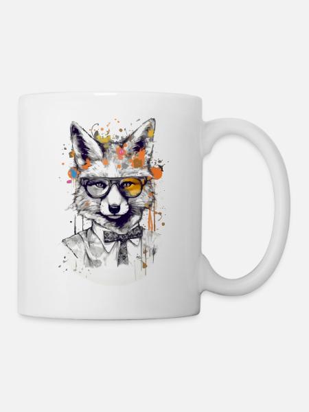 Der Fuchs - Tasse - Weiß