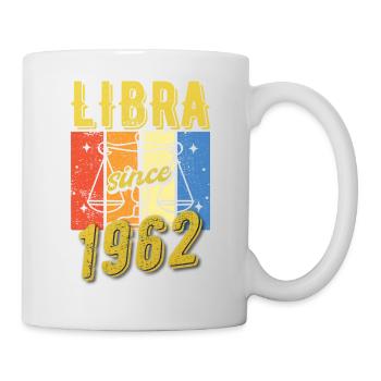 Balance 1962 Zodiac Cadeau d’anniversaire - Mug blanc - blanc - Droite