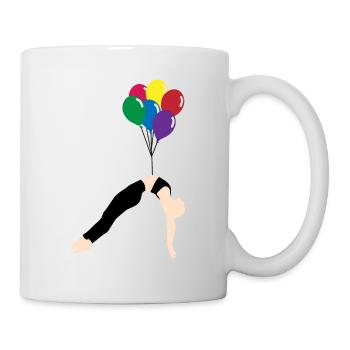 Luftballon - Tasse - Weiß - Rechts