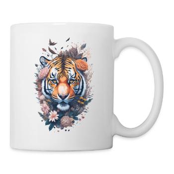 Tiger Cat Predator Nature Big Cat Wilderness - Mug - white - Right