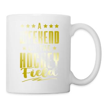 fieldhockey wochenende - Tasse - Weiß - Rechts