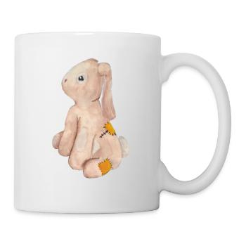 Velveteen Rabbit Toy Watercolour Painting - Mug - white - Right