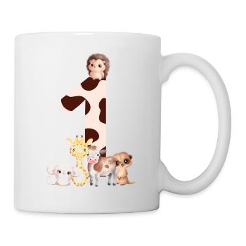 1st anniversary - first anniversary animals - Mug - white - Right
