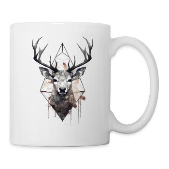 Deer Geometric - Mug - white - Right