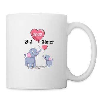 Big Sister Big Sister 2023 Baby Birth Family - Mug - white - Right