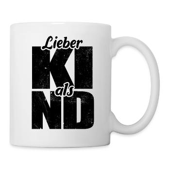 Lieber KI als ND - künstliche Intelligenz - Tasse - Weiß - Rechts