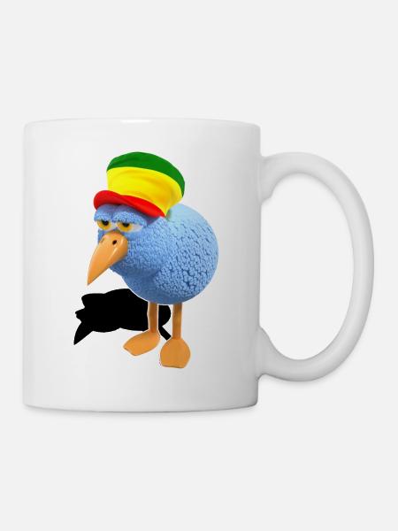Reggae Bird Jesse - Tasse - Weiß
