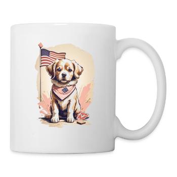 Dog Motif Cute - Adventurer - Mug - white - Right