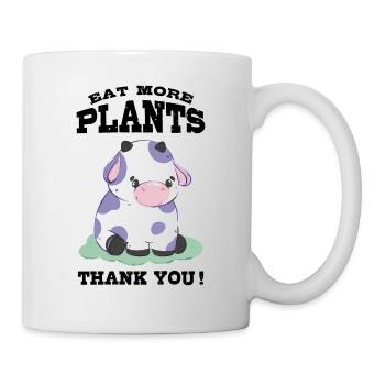 Eat more plants - Mug - white - Right