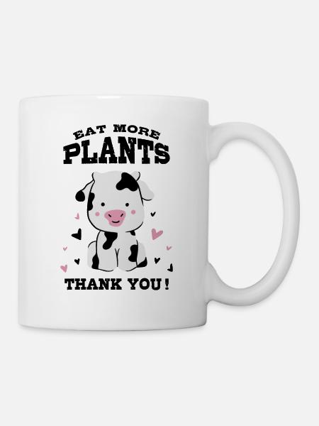 Eat more plants - Mug - white