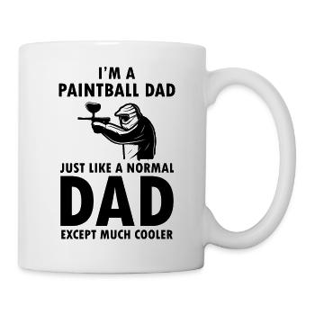 Paintball Airsoft - Mug blanc - blanc - Droite