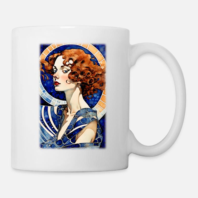 Art Déco 1 - Tasse - Weiß