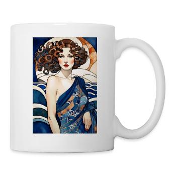 Art Déco 3 - Mug blanc - blanc - Droite