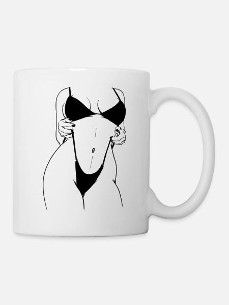 Woman art - Mug blanc - blanc