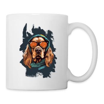 Cocker Spaniel - L’art de la fringale - Mug blanc - blanc - Droite