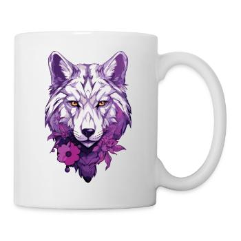 Loup #3 - Mug blanc - blanc - Droite