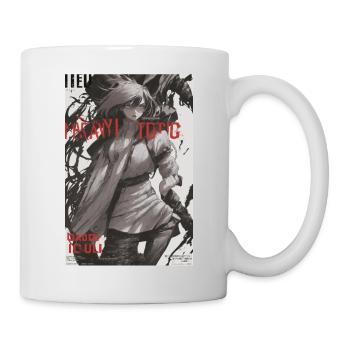 Affiche d’anime cinématographique épique - Mug blanc - blanc - Droite