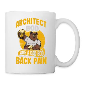 Architecte Bod Like A Dad Bod Dessinateur Drôle - Mug blanc - blanc - Droite