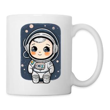 Astronaute mignon #1 - Mug blanc - blanc - Droite