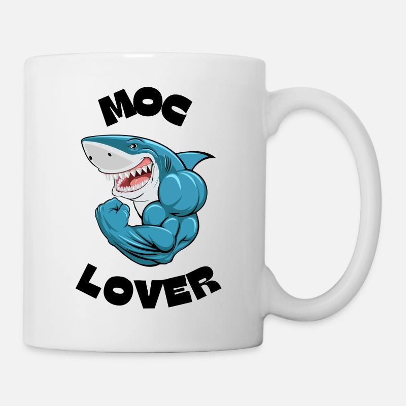 requin - Mug blanc - blanc