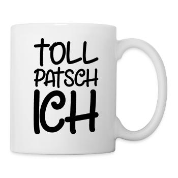 Tollpatsch Ich tollpatschig lustig tollpatschich - Tasse - Weiß - Rechts