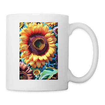 Floral143 - Mug - white - Right