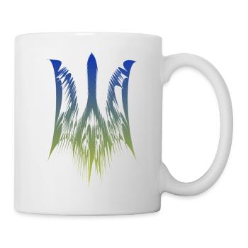 Armoiries de l’Ukraine - Mug blanc - blanc - Droite