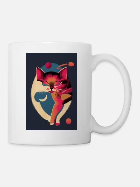 Astral Feline - Mug - white