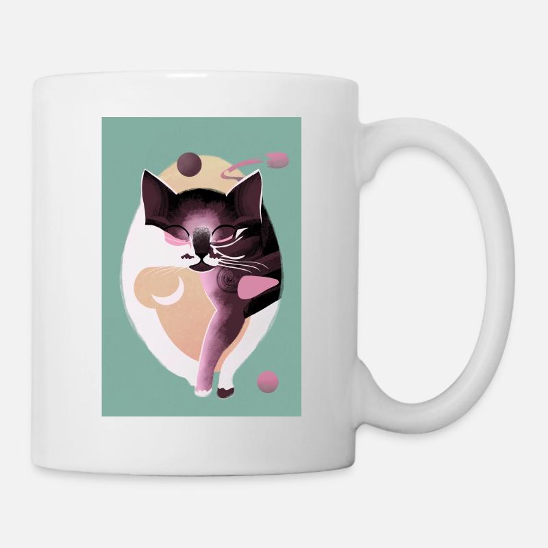 Félin Astral - Mug blanc - blanc