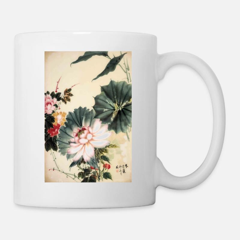 Floral 279 - Mug blanc - blanc