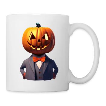 Halloween Gift Pumpkin Costume Pumpkin Costume - Mug - white - Right