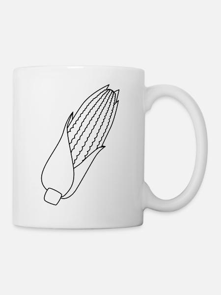 Mais - Tasse - Weiß