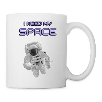 I Need my Space - Funny Astronaut - Mug - white - Right