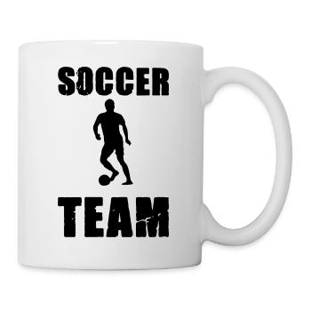 soccer player team - Mug - white - Right