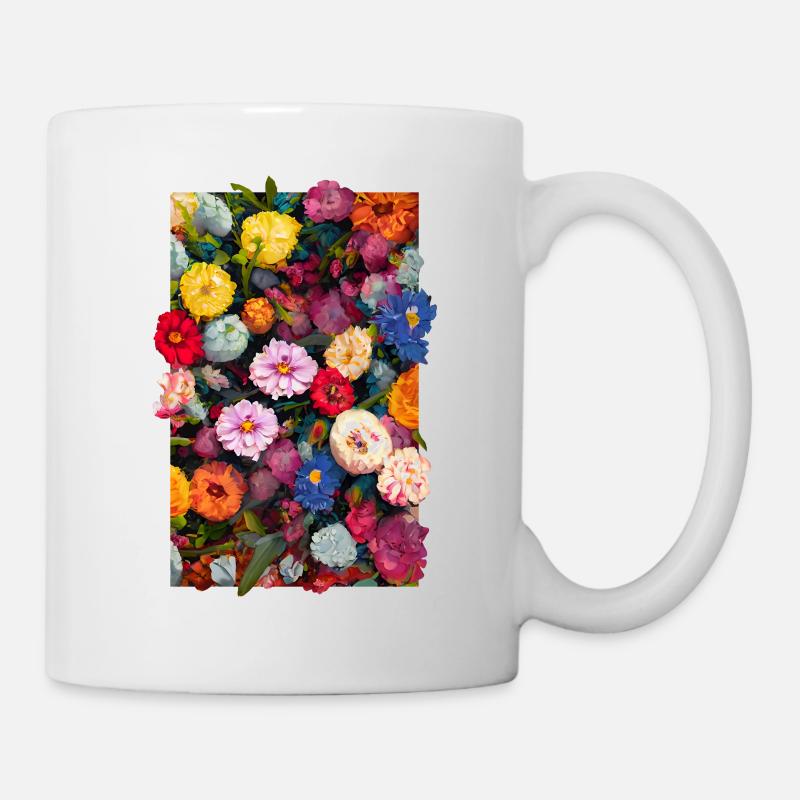 Flowers - Mug blanc - blanc