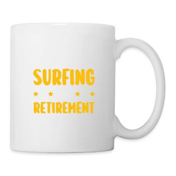 Retraite de la planche à voile - Mug blanc - blanc - Droite