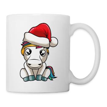 christmas unicorn - Tasse - Weiß - Rechts